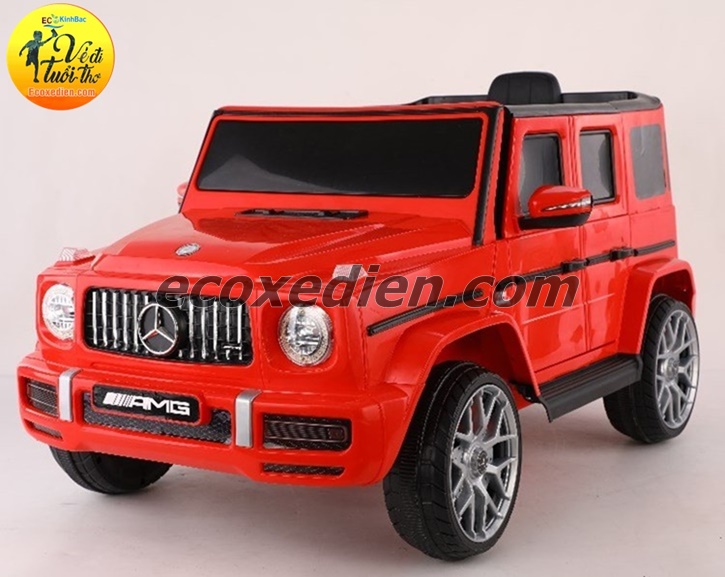 Ô Tô Điện Trẻ Em Mercedes G63 Màu Đỏ Cho Bé. Mẫu Xe Cho Các Bé