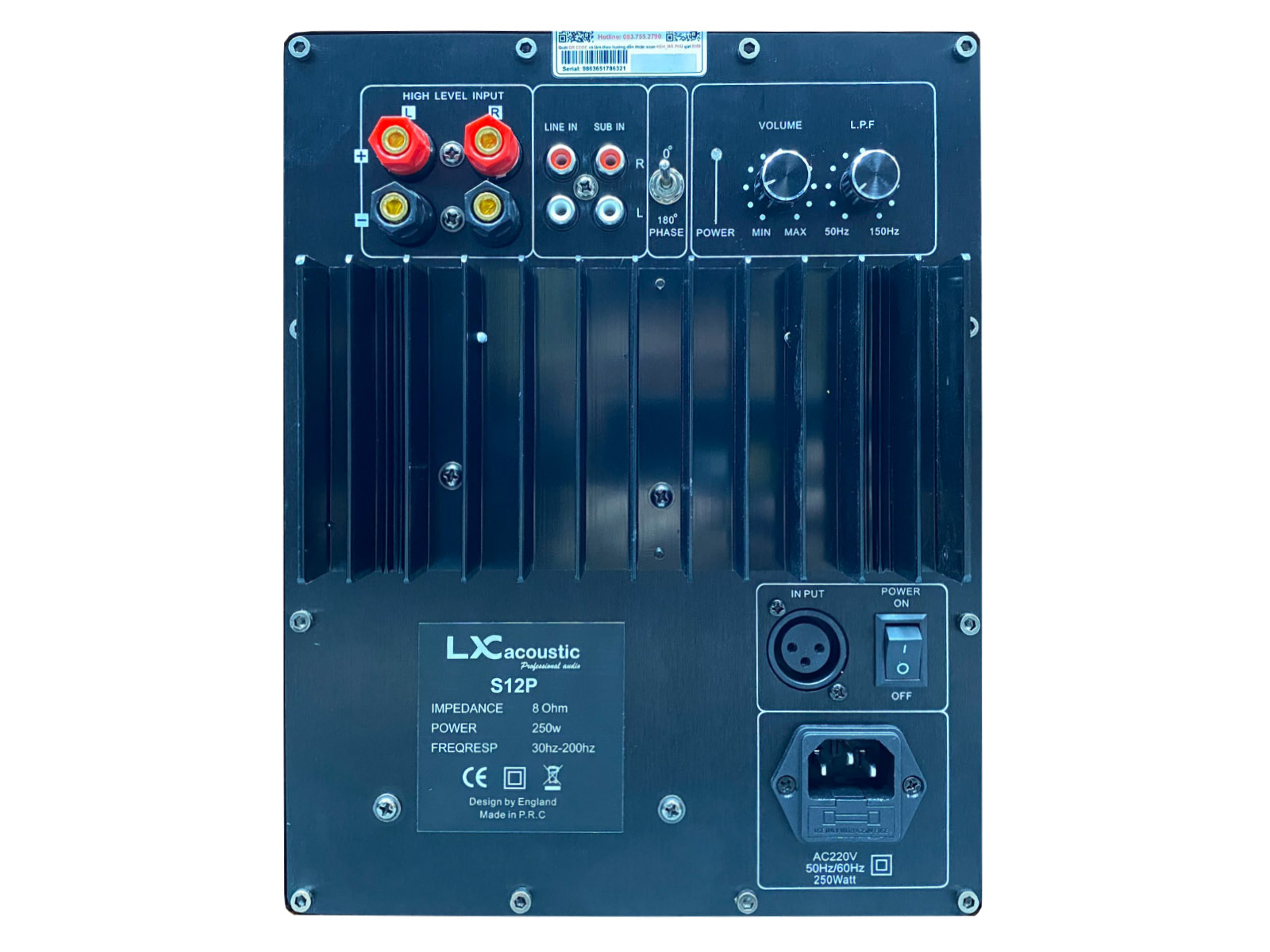 Subwoofer LX acoustic S12P