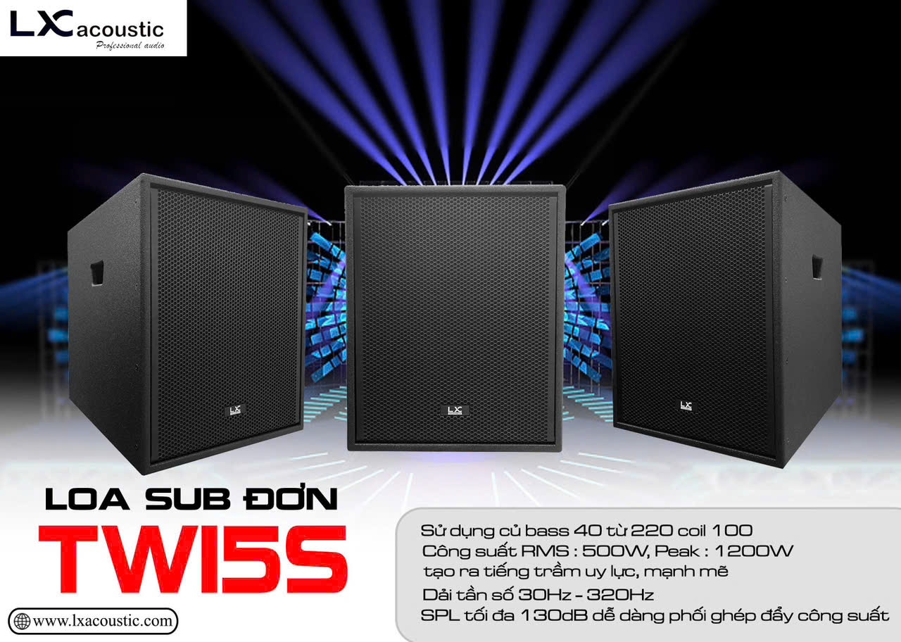 SUBWOOFER LX ACOUSTIC TW15S