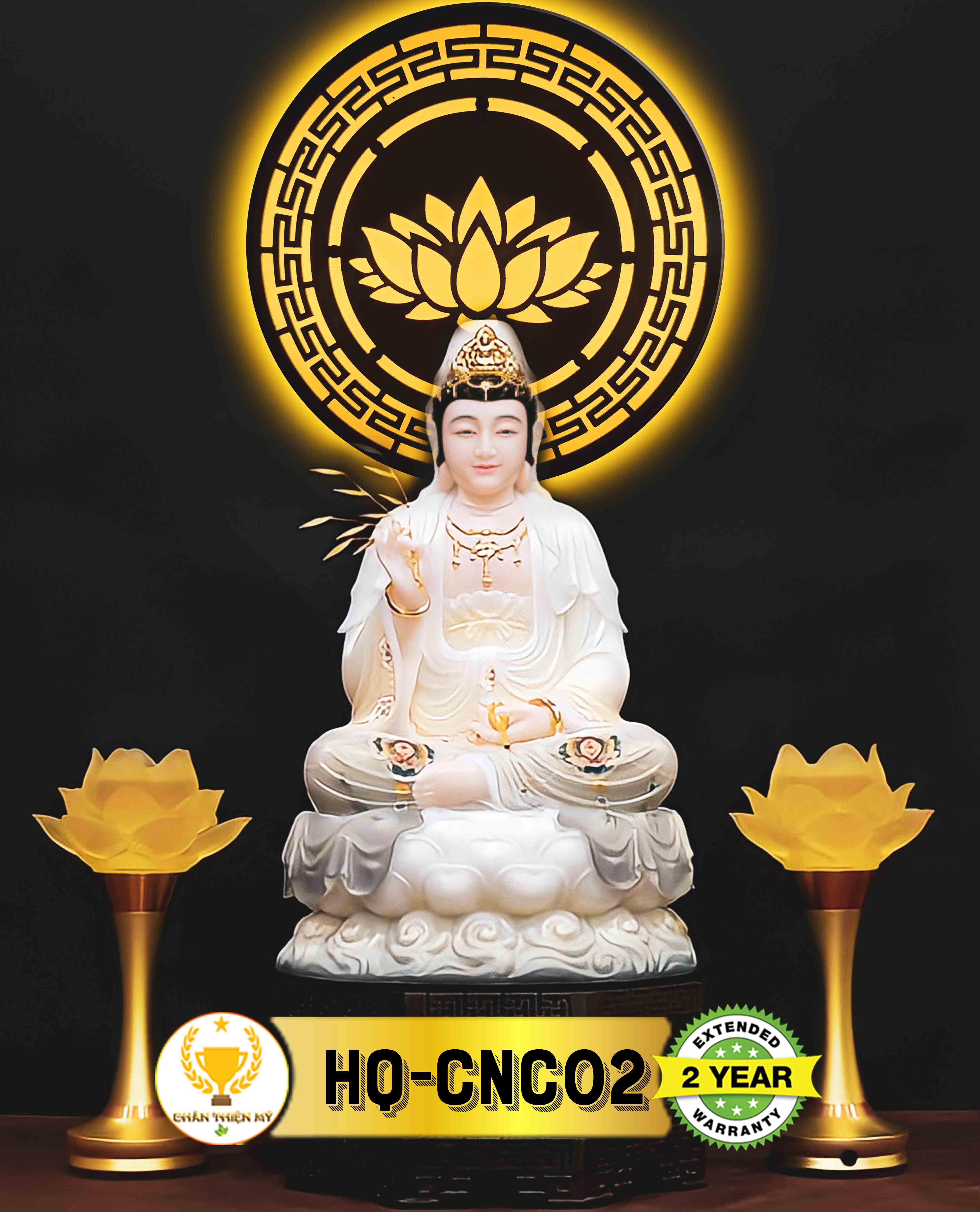 Đèn thờ hào quang CNC MS 02
