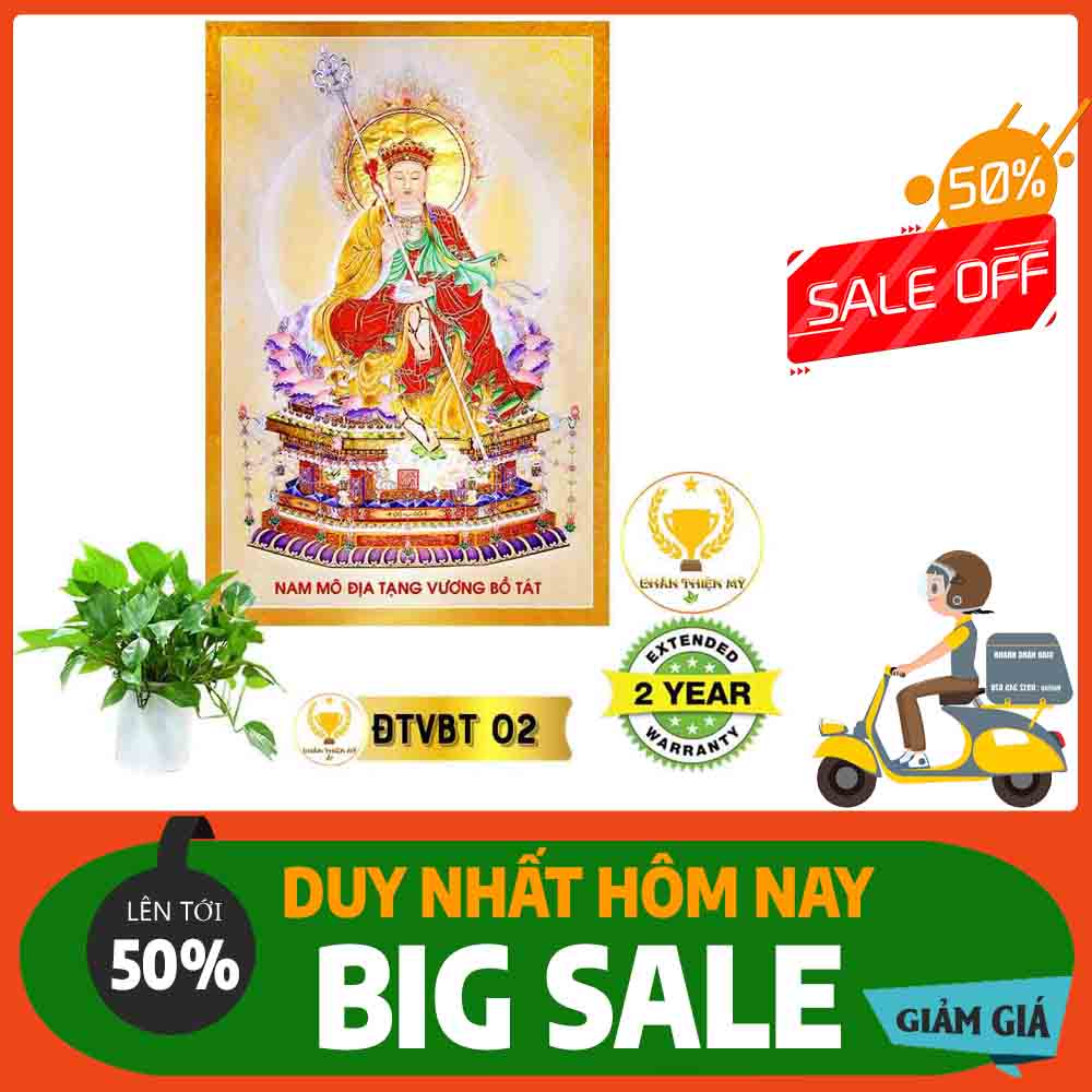 Tranh Địa Tạng Vương Bồ Tát MS 02