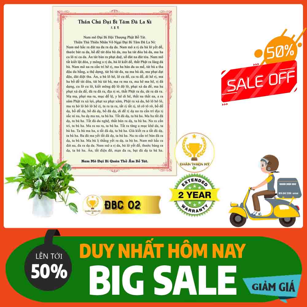 Tranh Chú Đại Bi MS 02