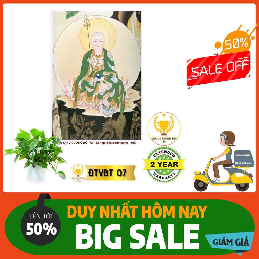 Tranh Địa Tạng Vương Bồ Tát MS 07