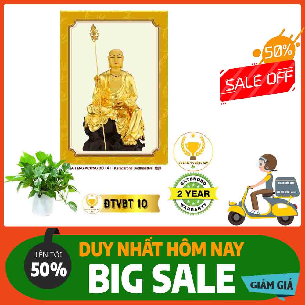 Tranh Địa Tạng Vương Bồ Tát MS 10