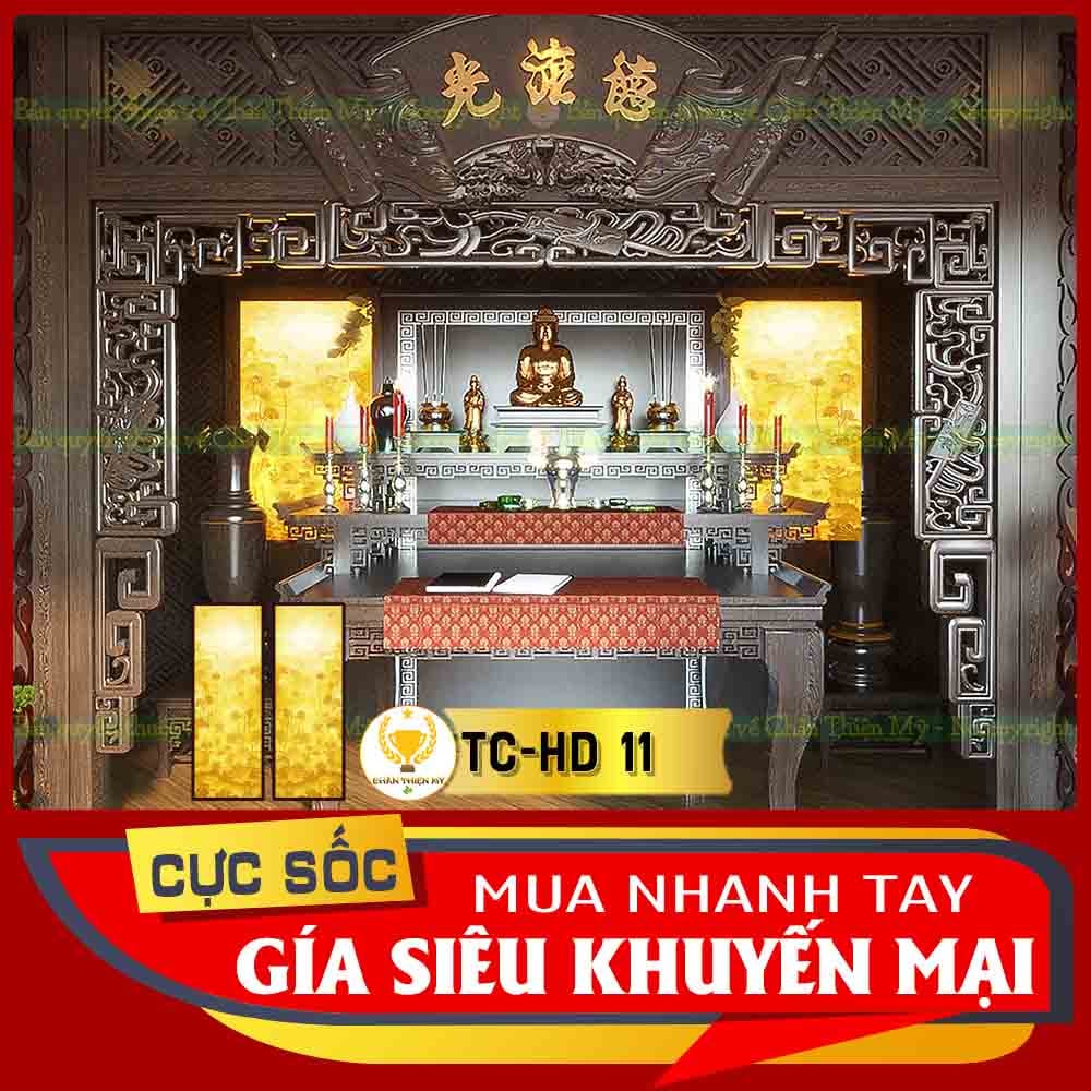 Tranh trúc chỉ in đôi dọc TC_HD 11
