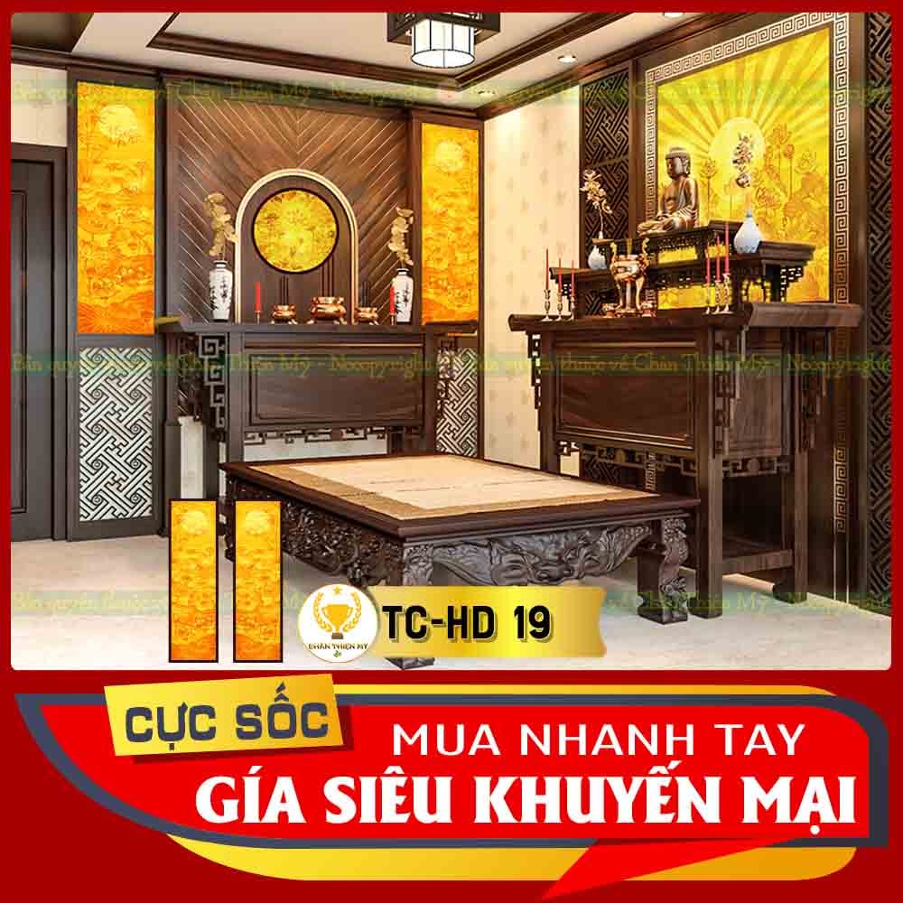 Tranh trúc chỉ in đôi dọc TC_HD 19