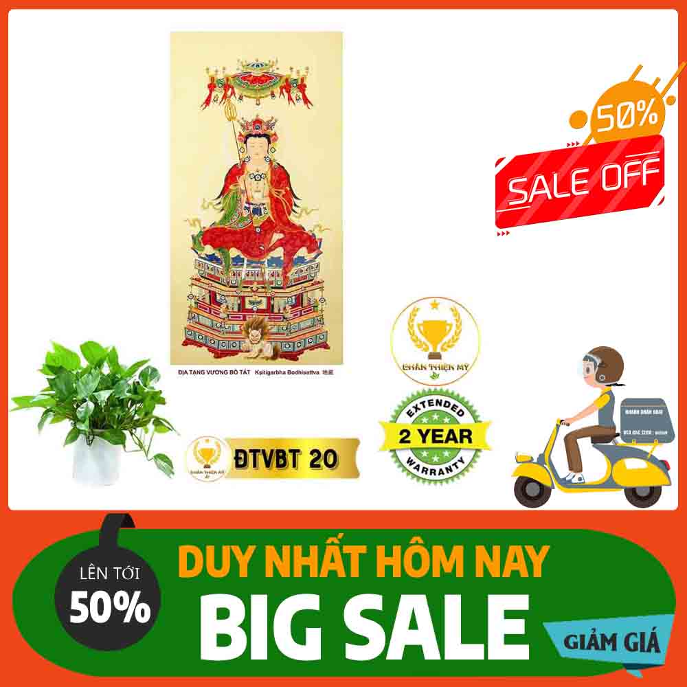 Tranh Địa Tạng Vương Bồ Tát MS 20