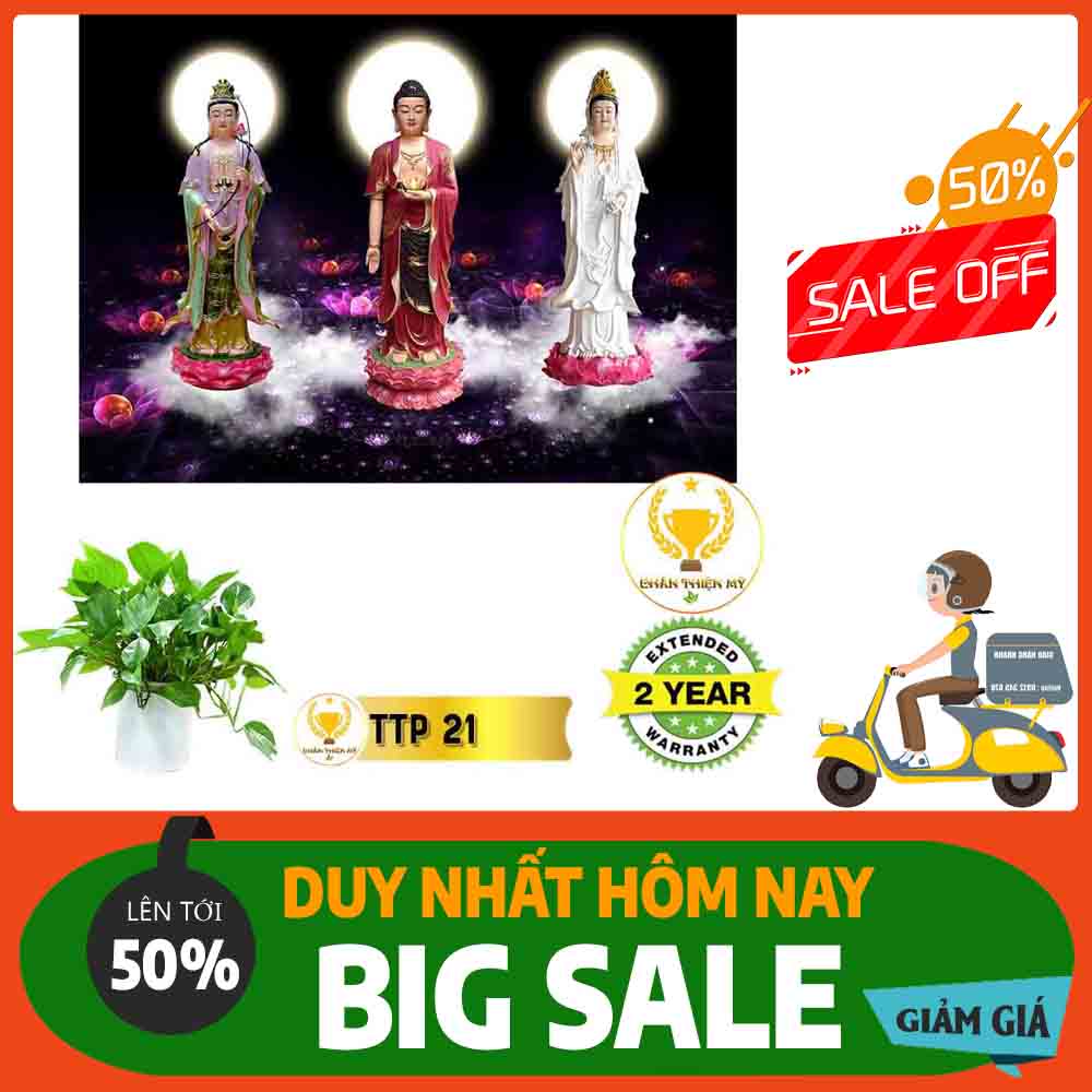 Tranh Tam Thế Phật MS 21