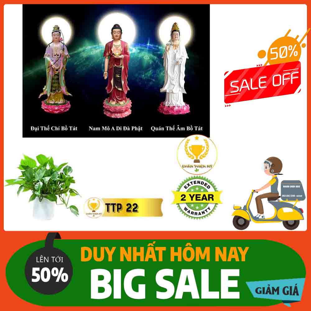 Tranh Tam Thế Phật MS 22