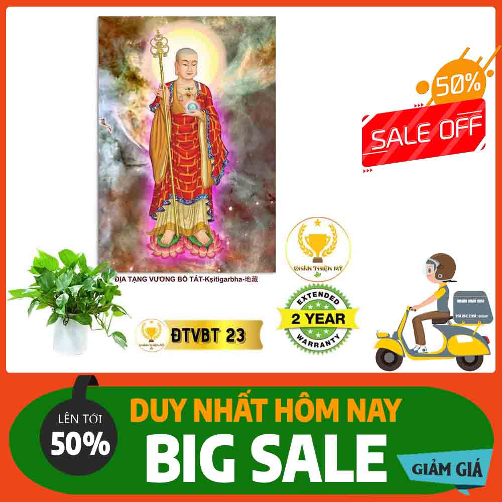 Tranh Địa Tạng Vương Bồ Tát MS 23