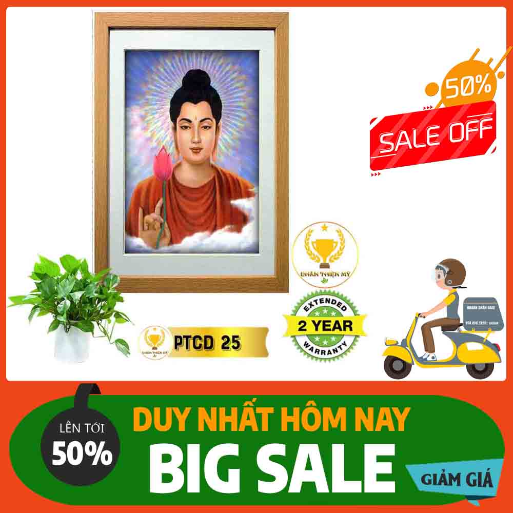 Tranh Phật Thích Ca Mâu Ni MS 25
