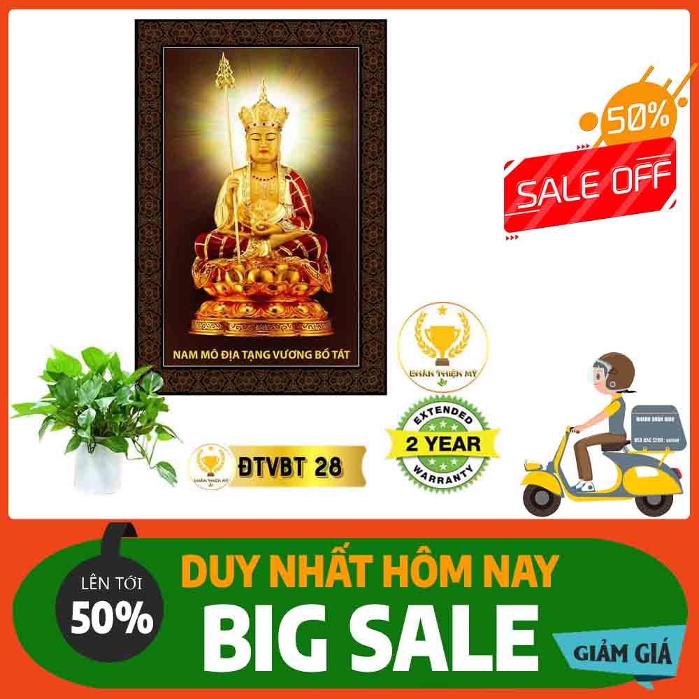 Tranh Địa Tạng Vương Bồ Tát MS 28