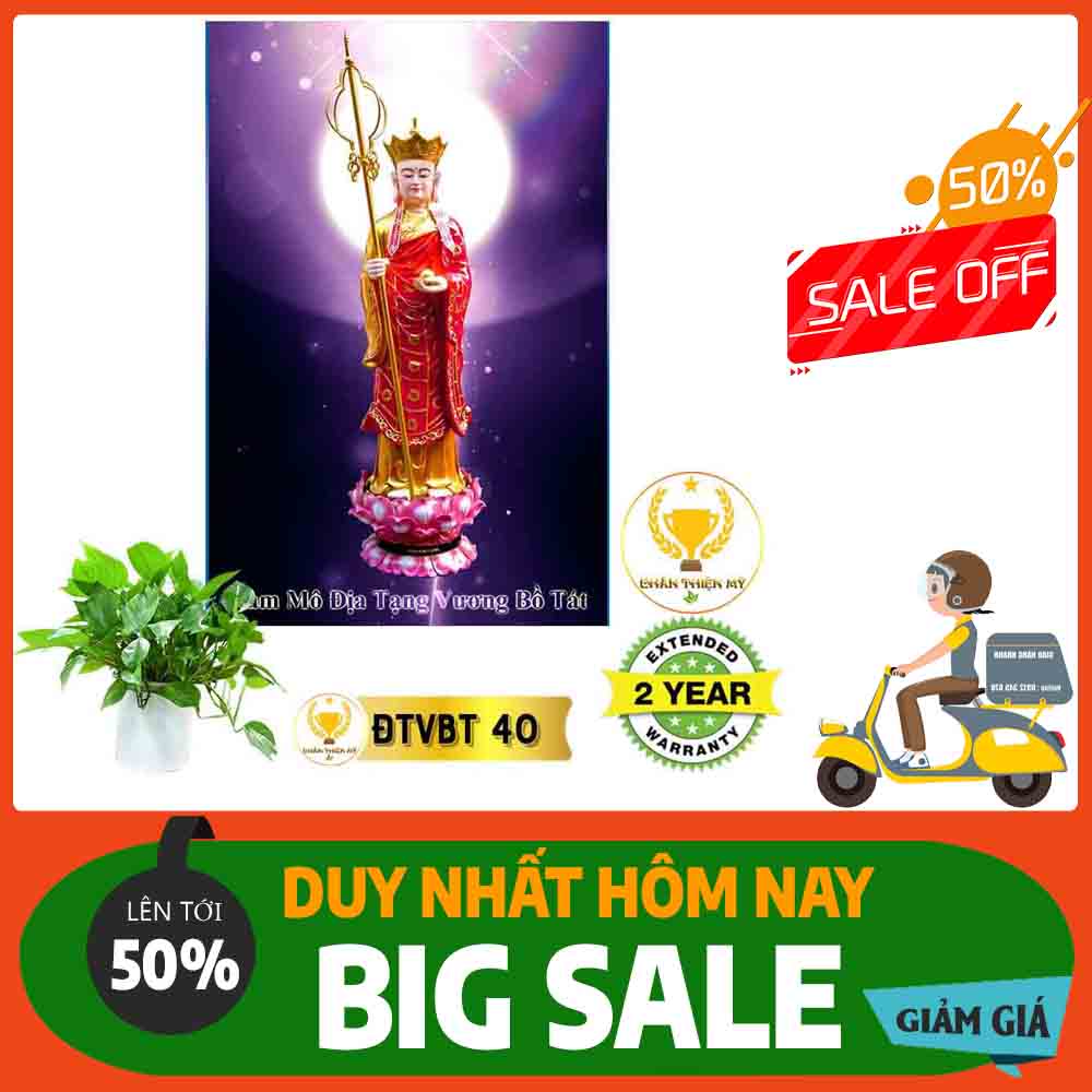 Tranh Địa Tạng Vương Bồ Tát MS 40