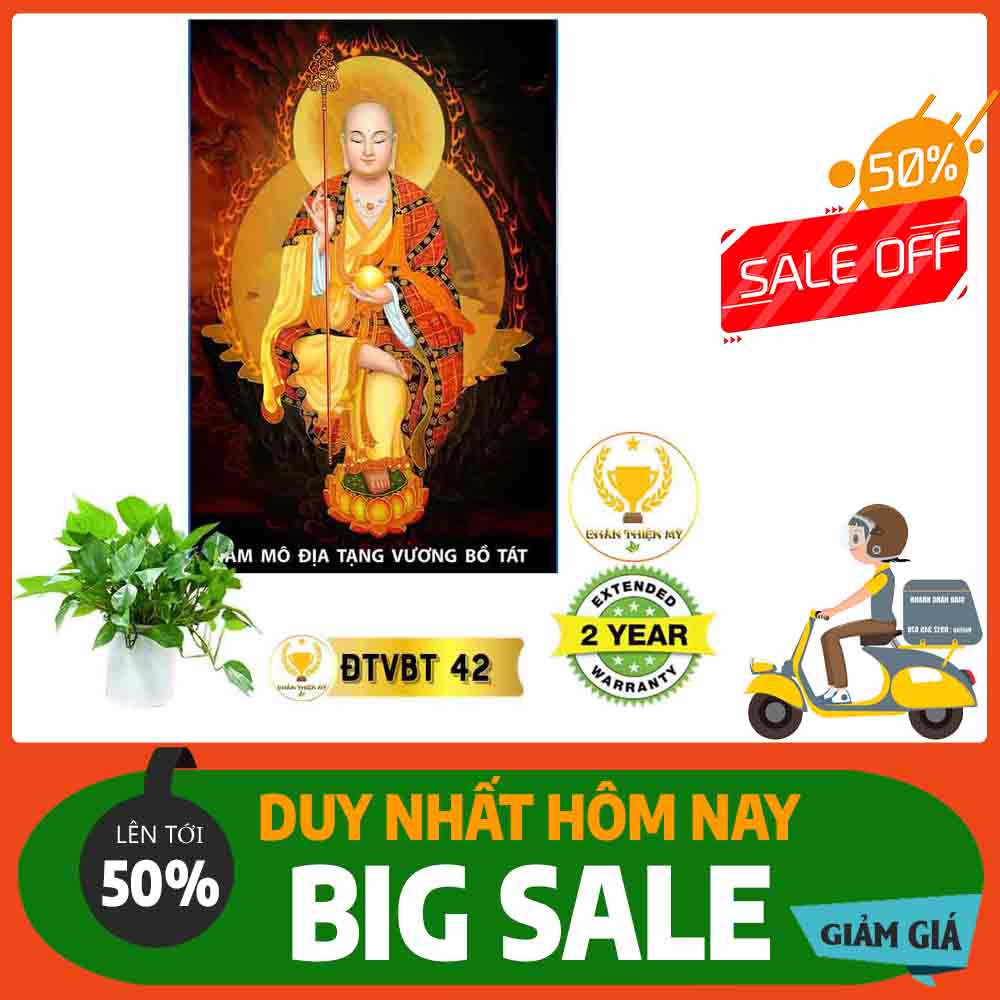 Tranh Địa Tạng Vương Bồ Tát MS 42