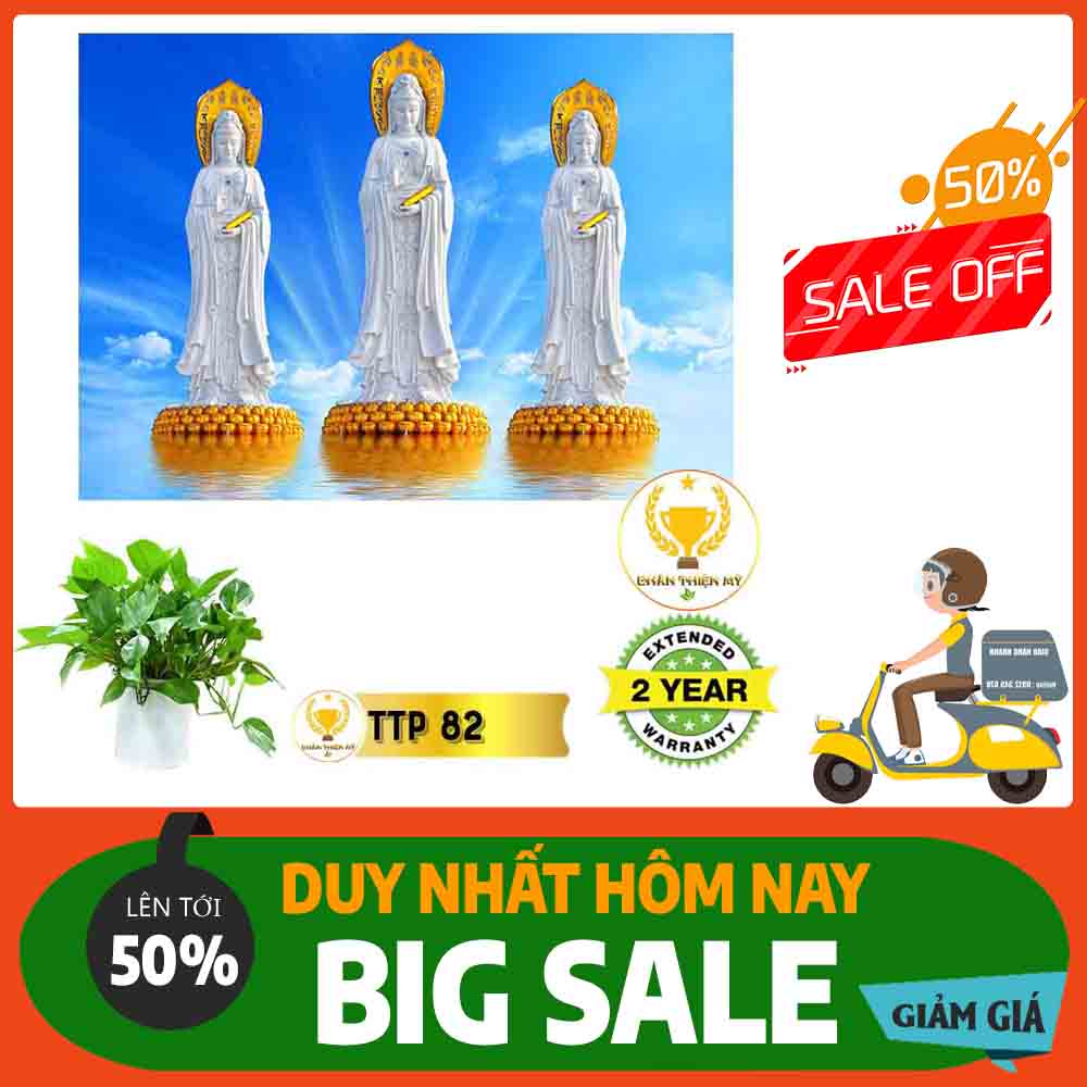 Tranh Tam Thế Phật MS 82