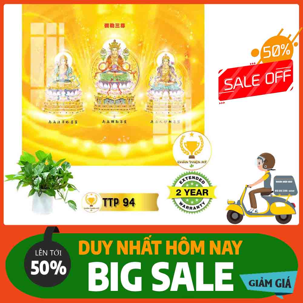 Tranh Tam Thế Phật MS 94