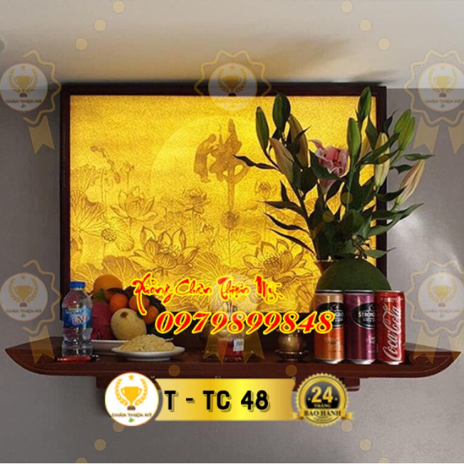 Tranh trúc chỉ in vuông dùng thờ Phật MS 52