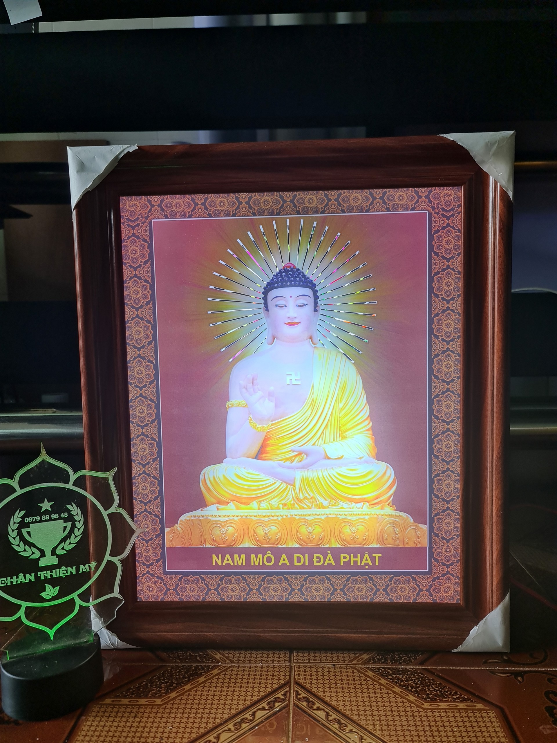 Tranh Phật A Di Đà MS 27