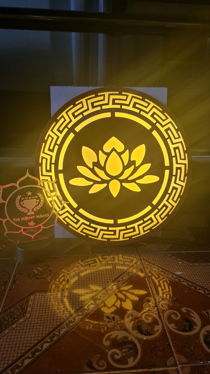 Đèn hào quang CNC Sen 2