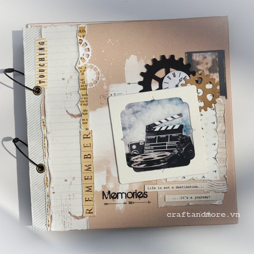 Hướng dẫn cách làm scrapbook album ảnh handmade siêu đơn giản sau 10 năm kinh nghiệm!