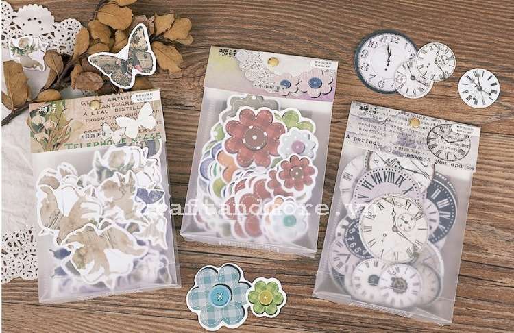 Died cut - hình dập sẵn trang trí handmade