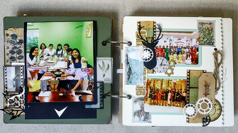 Hướng dẫn làm scrapbook