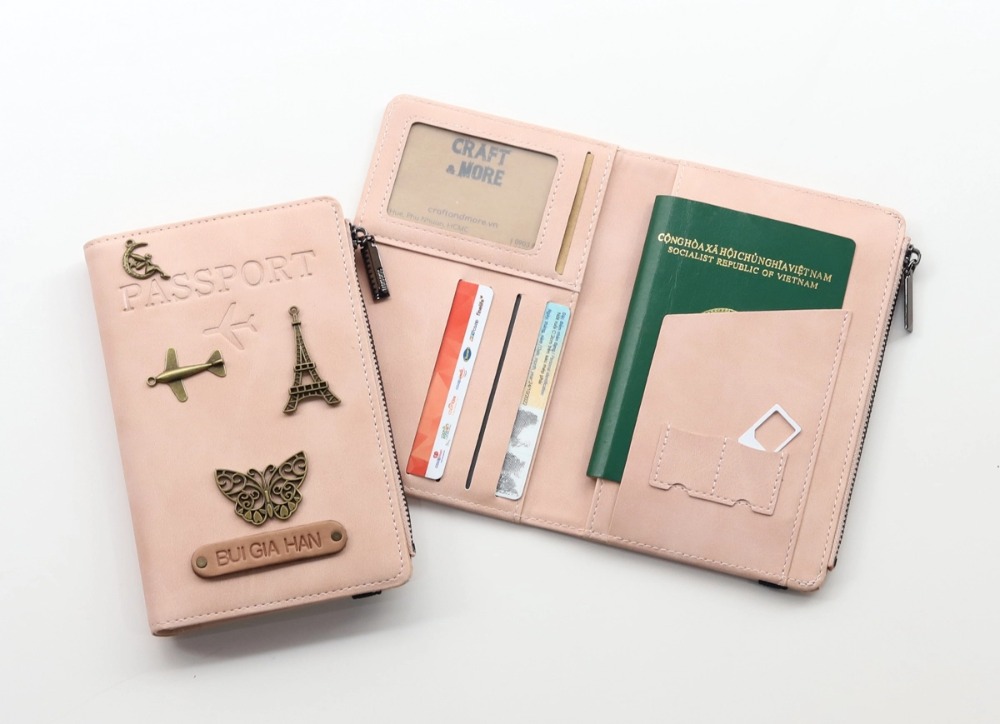 Passport holder có khóa kéo K6