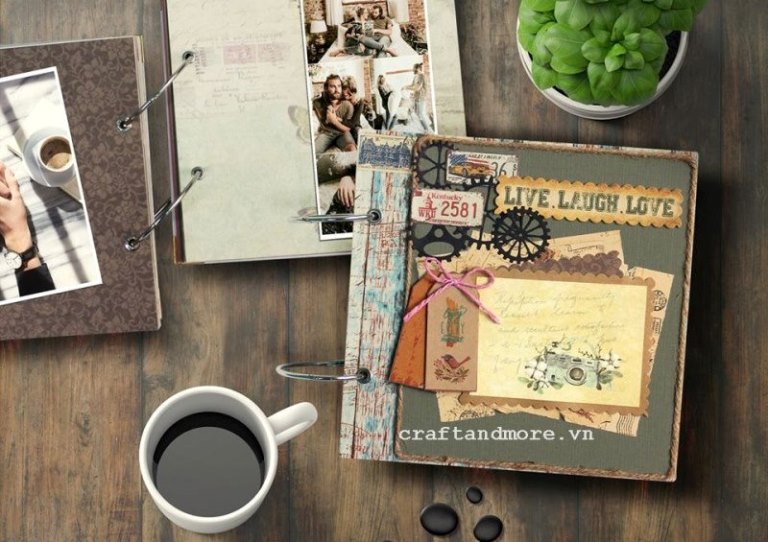 Scrapbook design: phác họa, thiết kế cụ thể