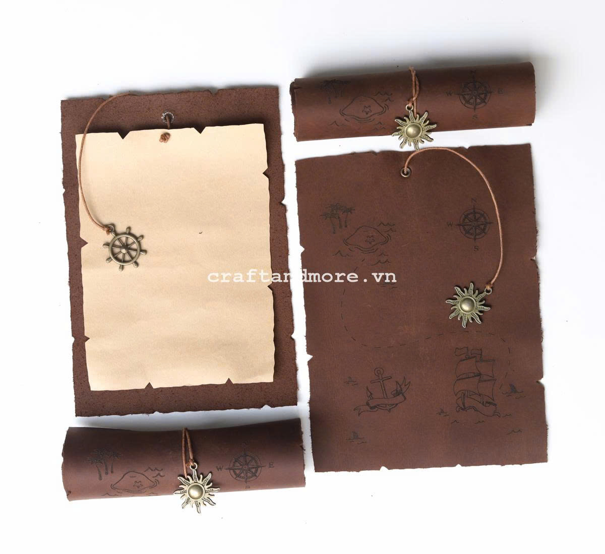 Thiệp handmade da bò