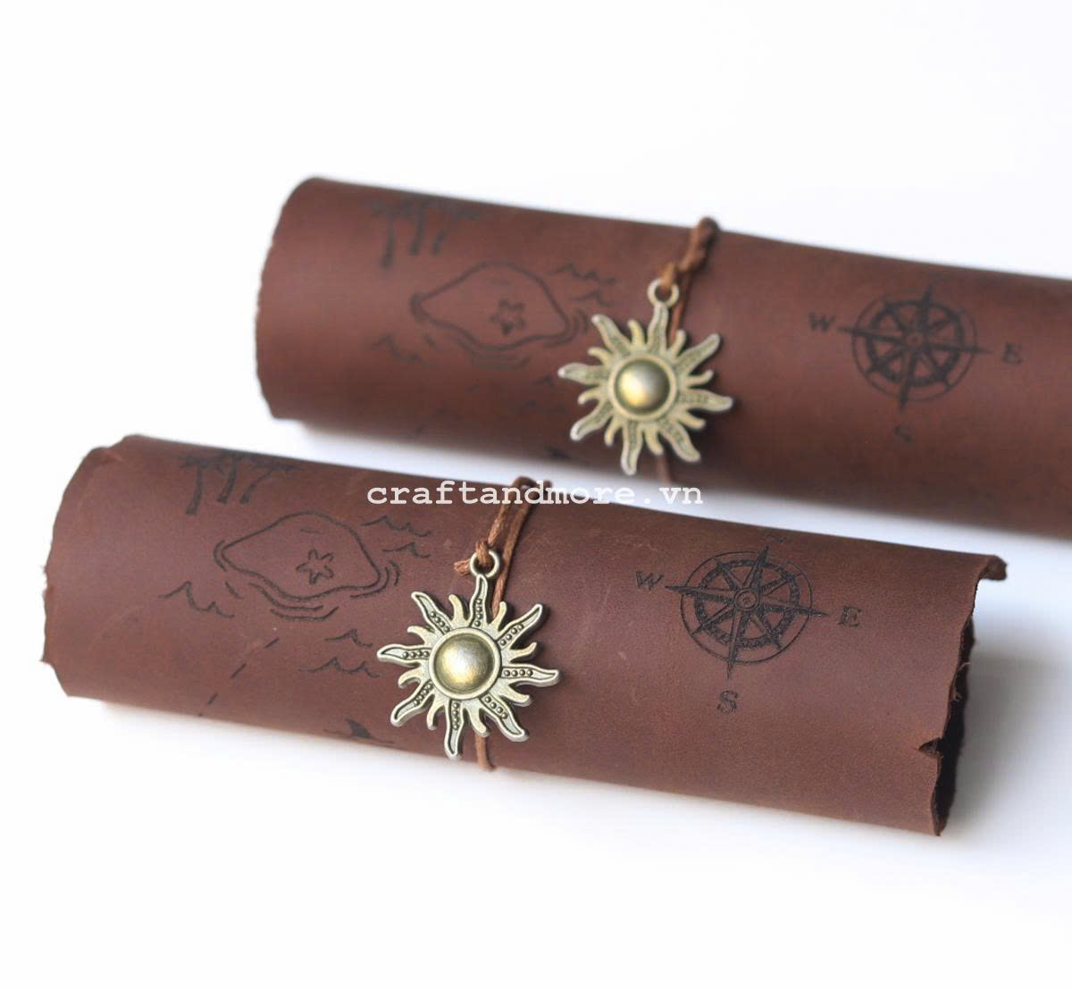 Thiệp handmade da bò