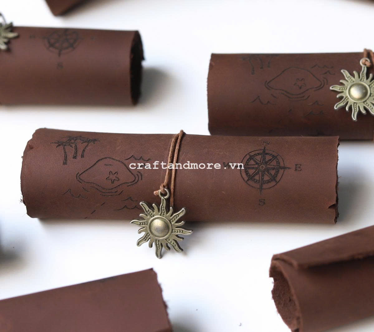 Thiệp handmade da bò