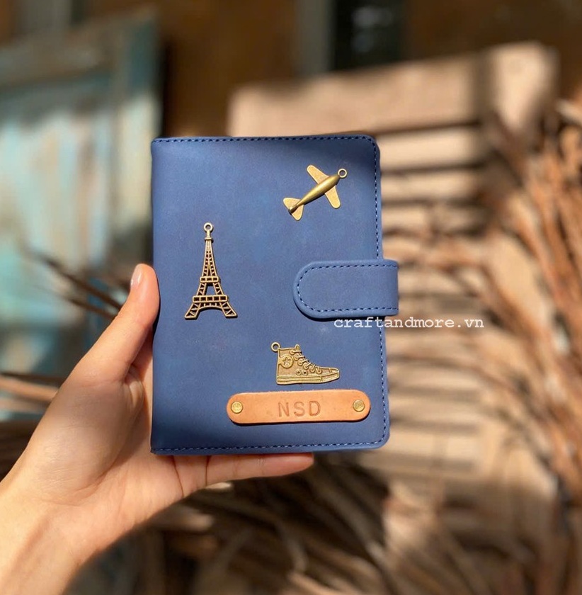 Ví Đựng Passport Xanh navy