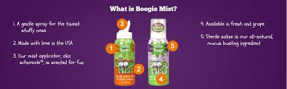 Xịt mũi vô trùng không mùi Boogie Mist Sterile Saline Nasal Spray