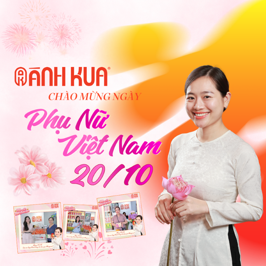 Ánh Kua chào mừng ngày 20/10, tri ân khách hàng với ưu đãi “100 giải – 100% trúng”