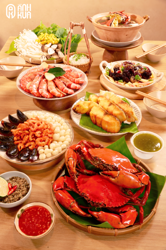 Mâm cơm tiếp khách phương xa