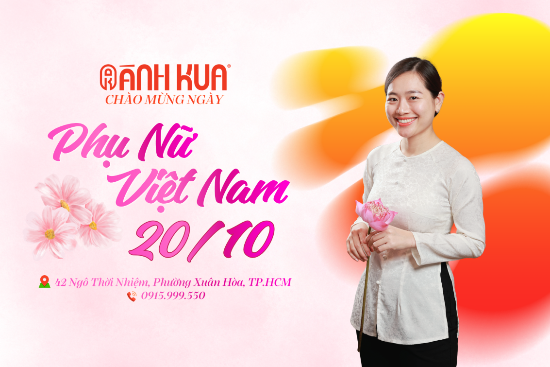 Ánh Kua chào mừng 20/10: Tri ân khách hàng với ưu đãi “100 Giải – 100% Trúng”