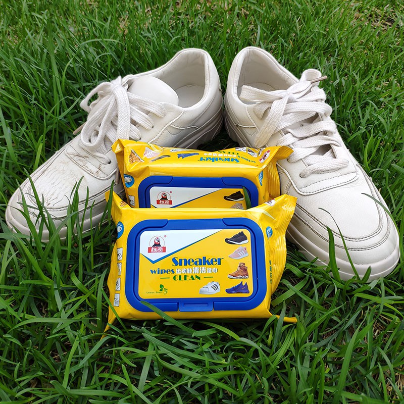 KHĂN GIẤY LAU GIÀY ( MÀU VÀNG )