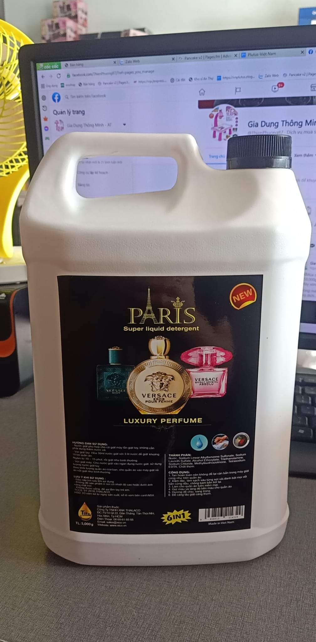 NƯỚC GIẶT PARIS 5000G