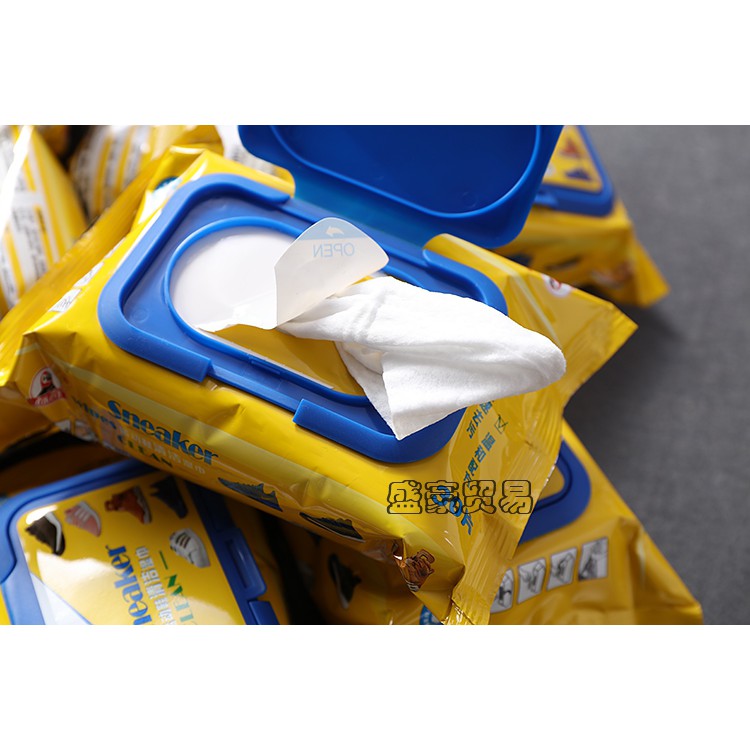 KHĂN GIẤY LAU GIÀY ( MÀU VÀNG )