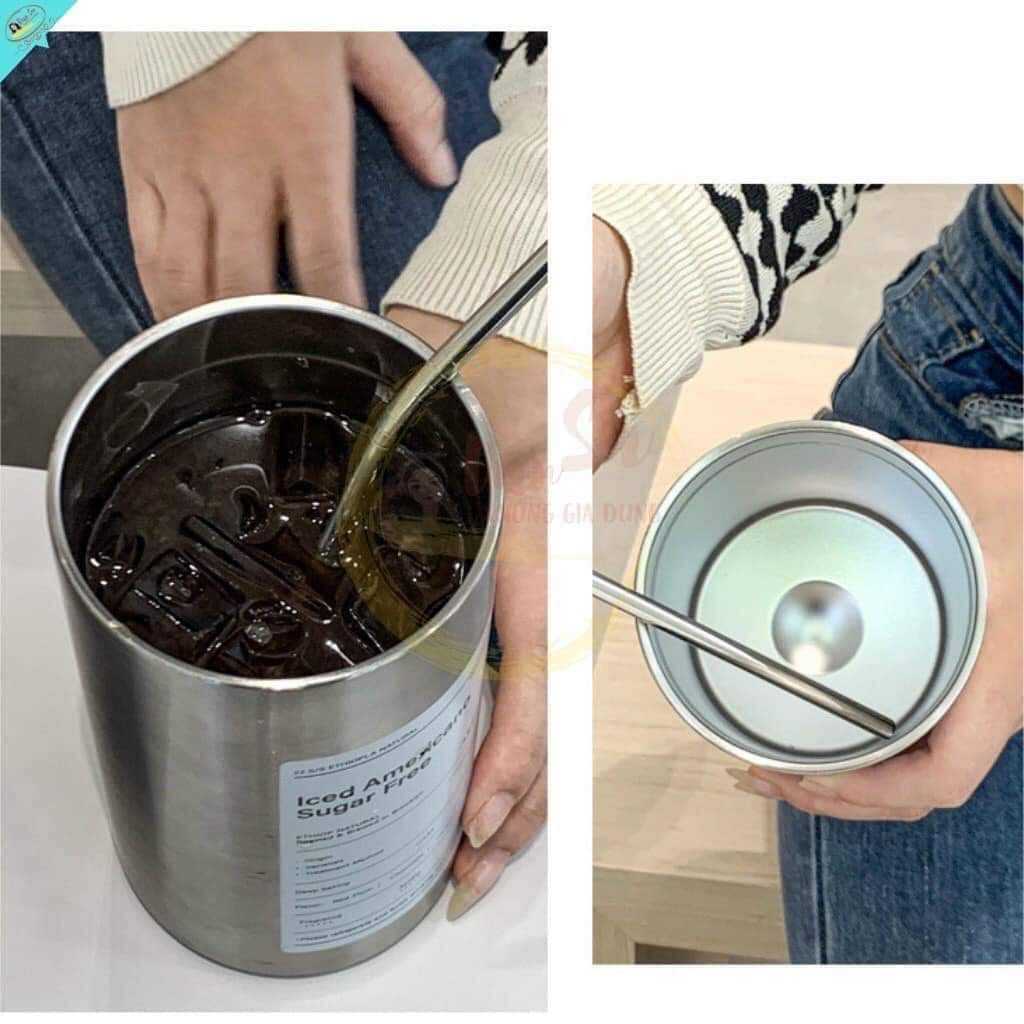 LY INOX 600ML KÈM ỐNG HÚT