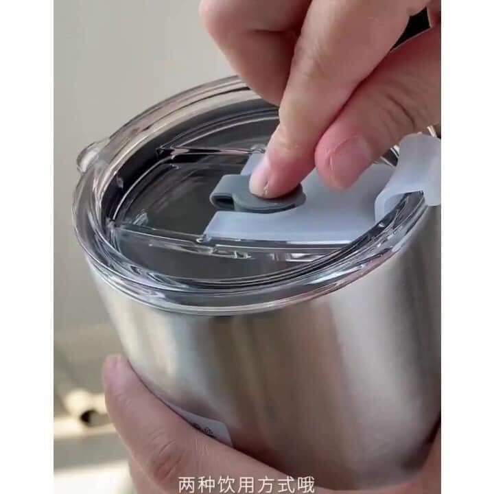 LY INOX 600ML KÈM ỐNG HÚT