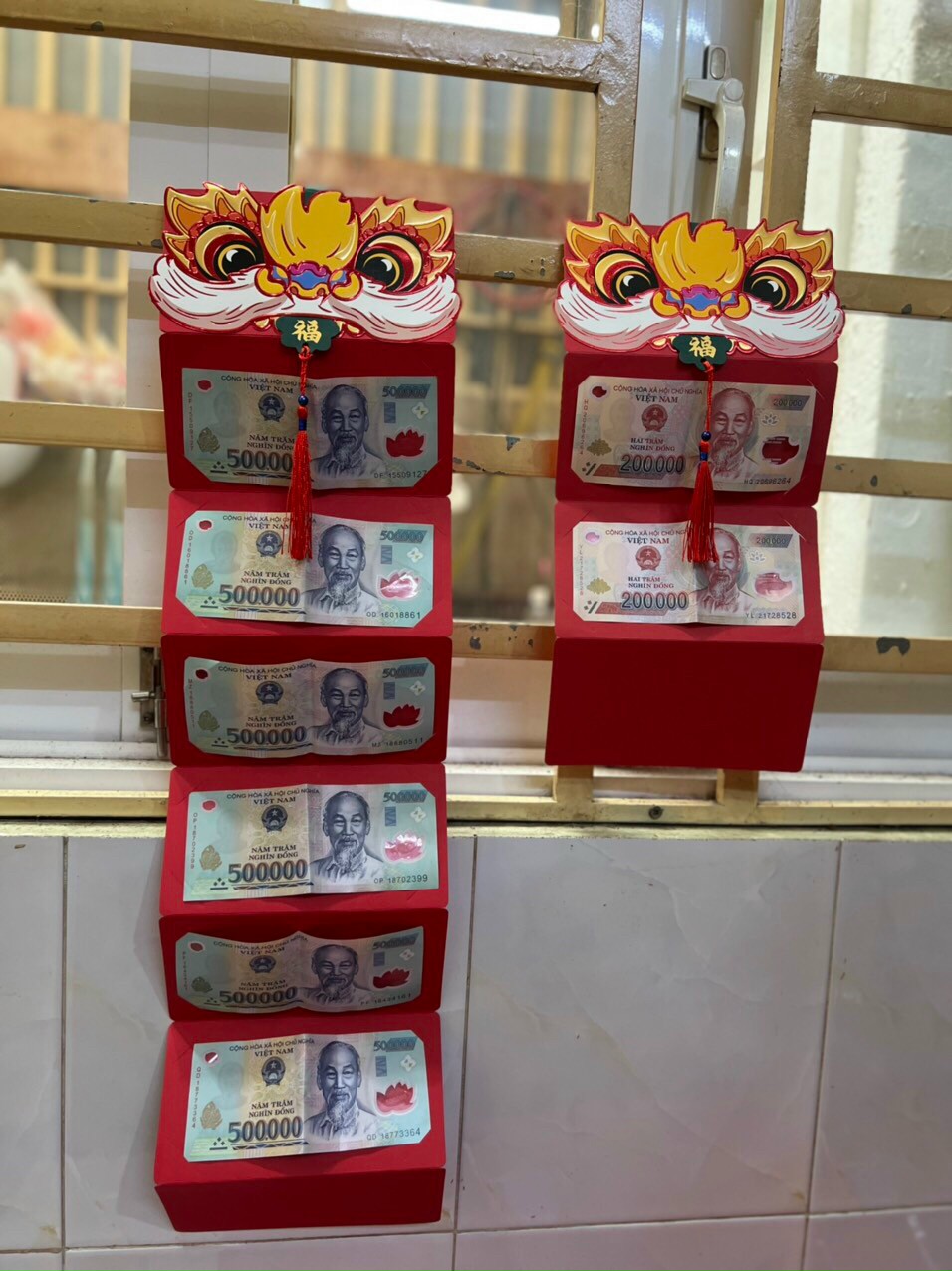 BAO LÌ XÌ XẾP LỚP 6 NGĂN