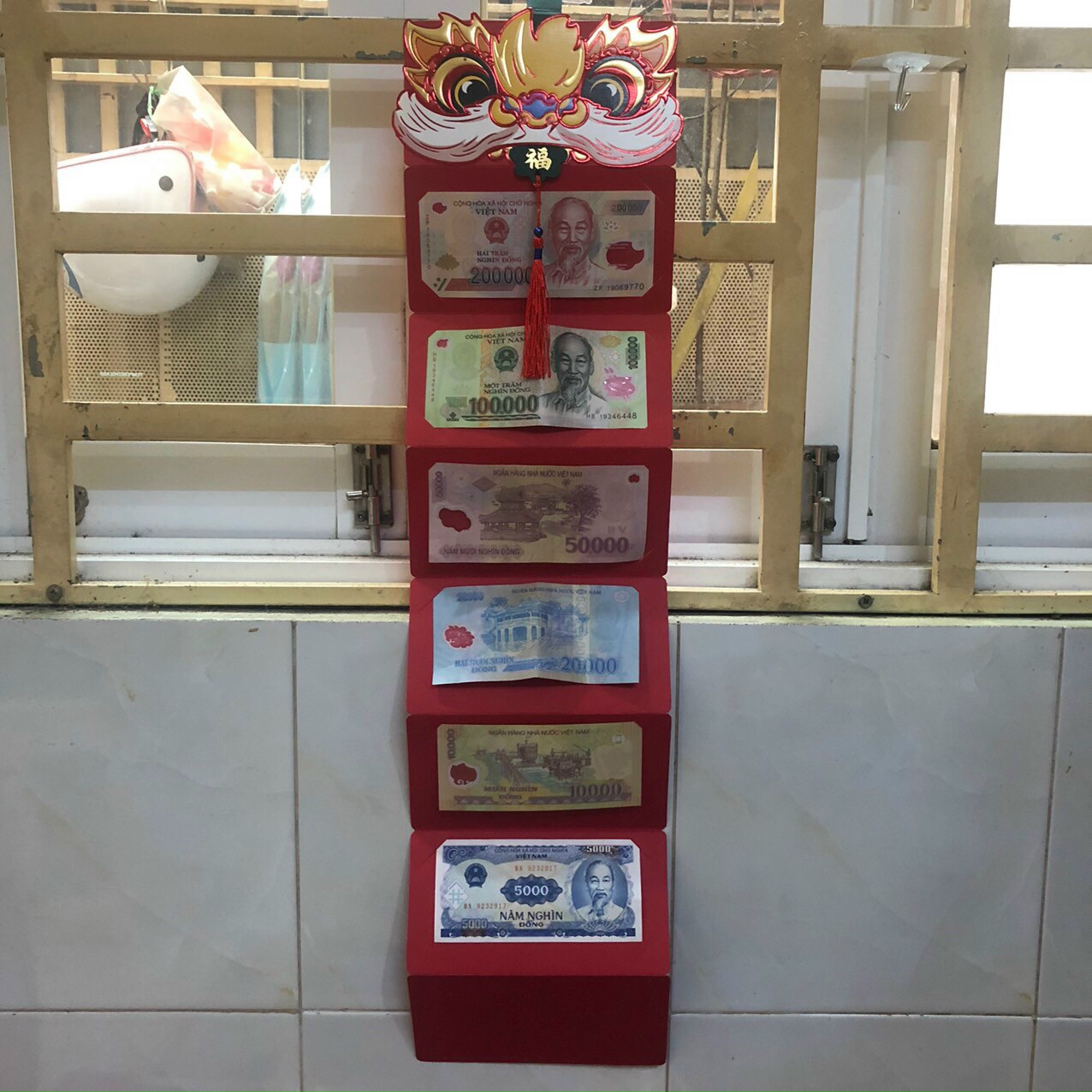 BAO LÌ XÌ XẾP LỚP 2 NGĂN