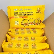 THÙNG 10 KHĂN ƯỚT VỊT VÀNG