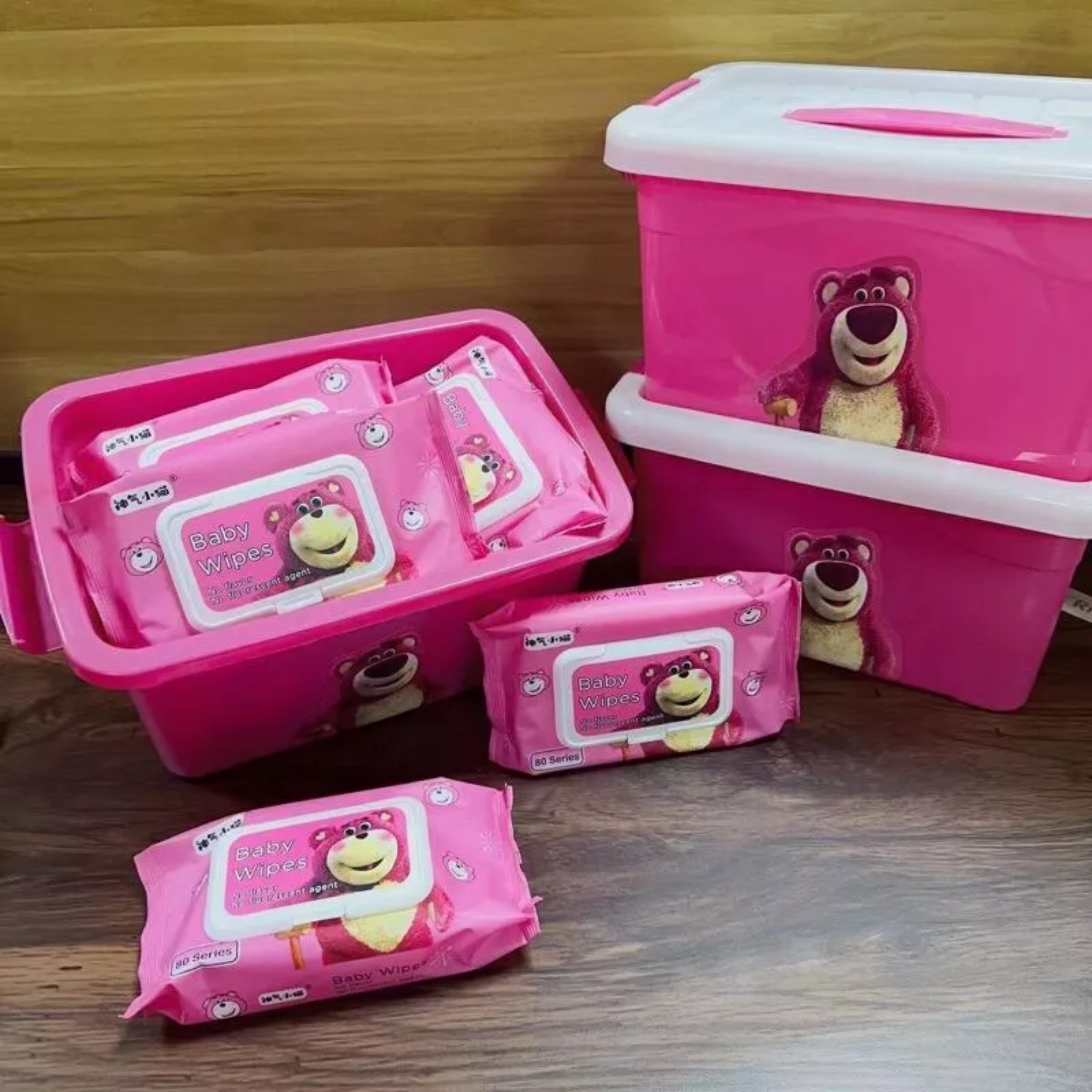 10 BỊCH GIẤY GẤU DÂU + XÔ NHỰA