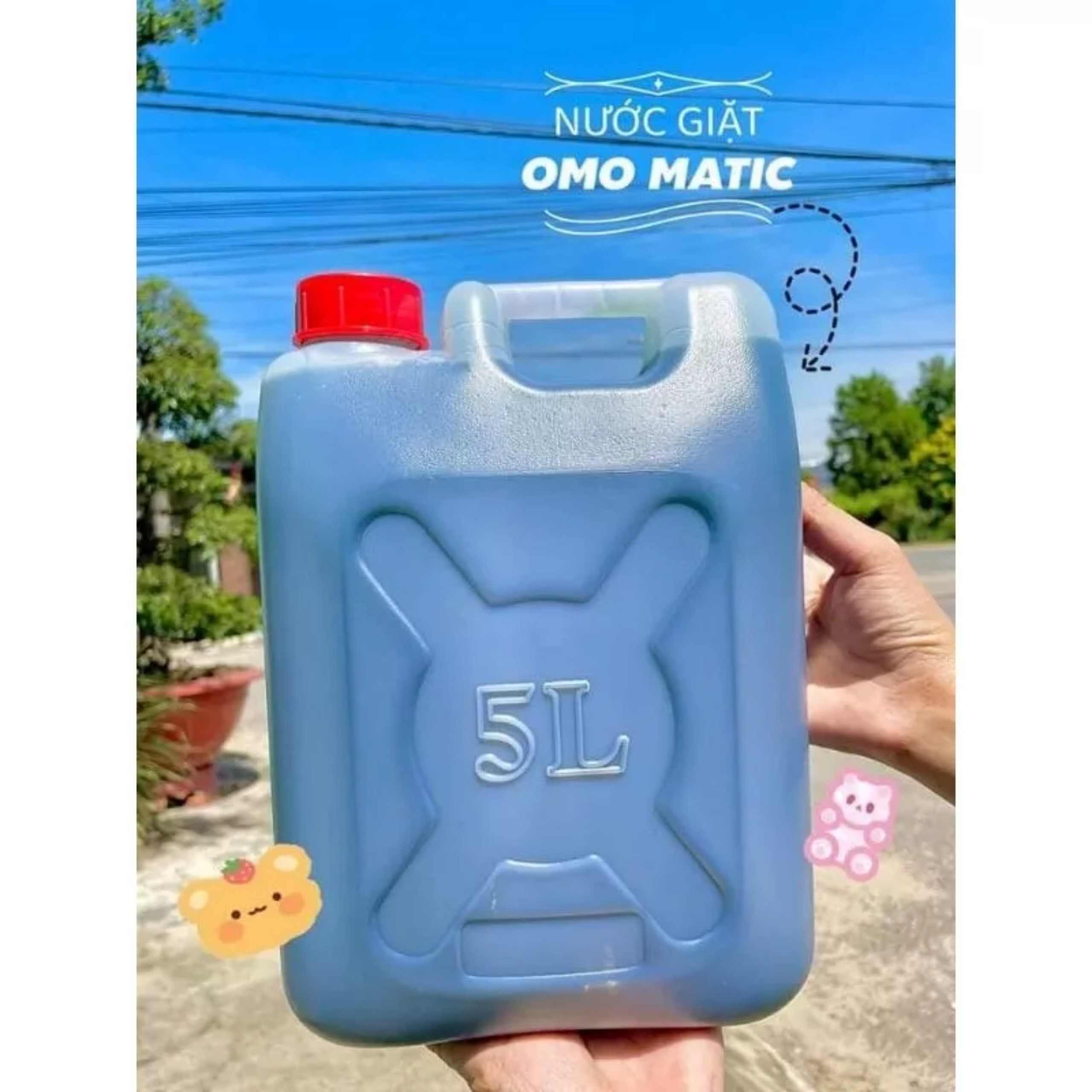 NƯỚC GIẶT OMO CAN 5L