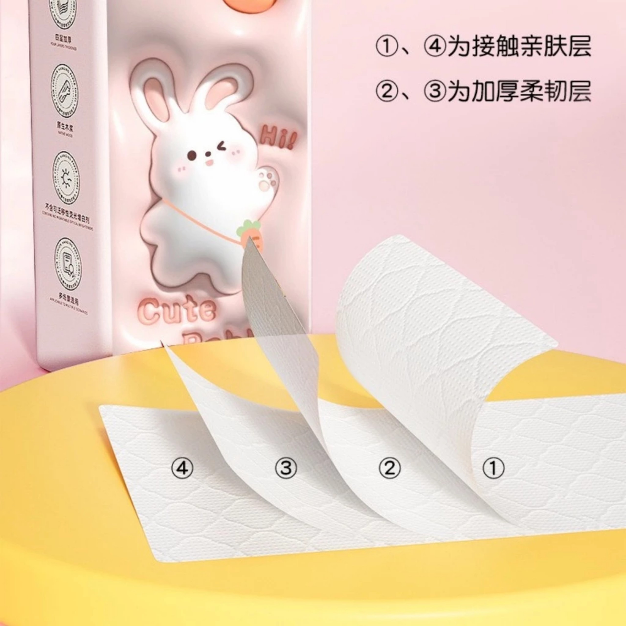 GIẤY RÚT HÌNH THỎ