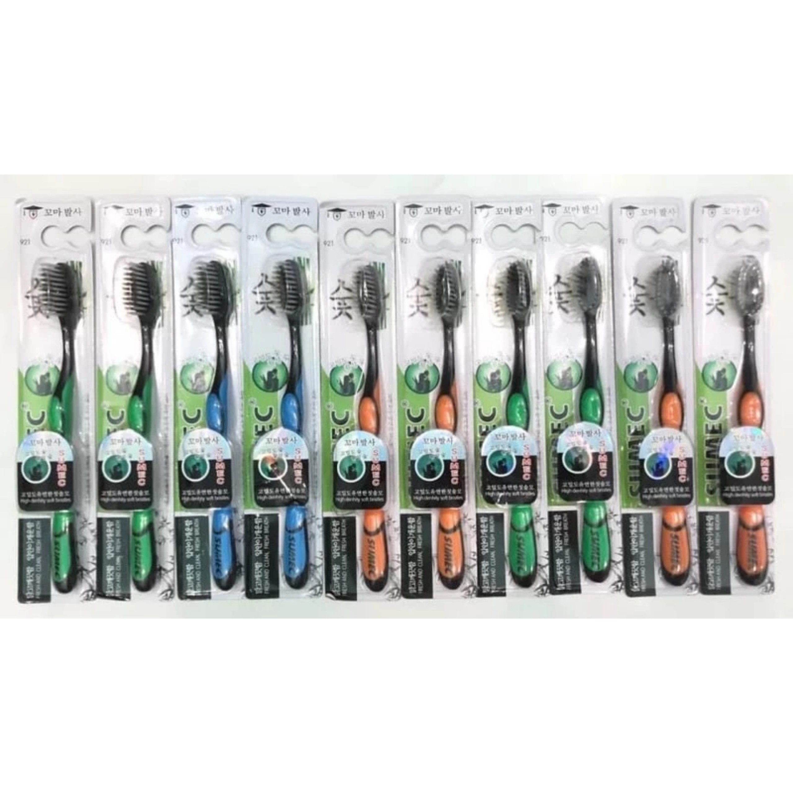 HỘP 30 BÀN CHẢI THAN TRE