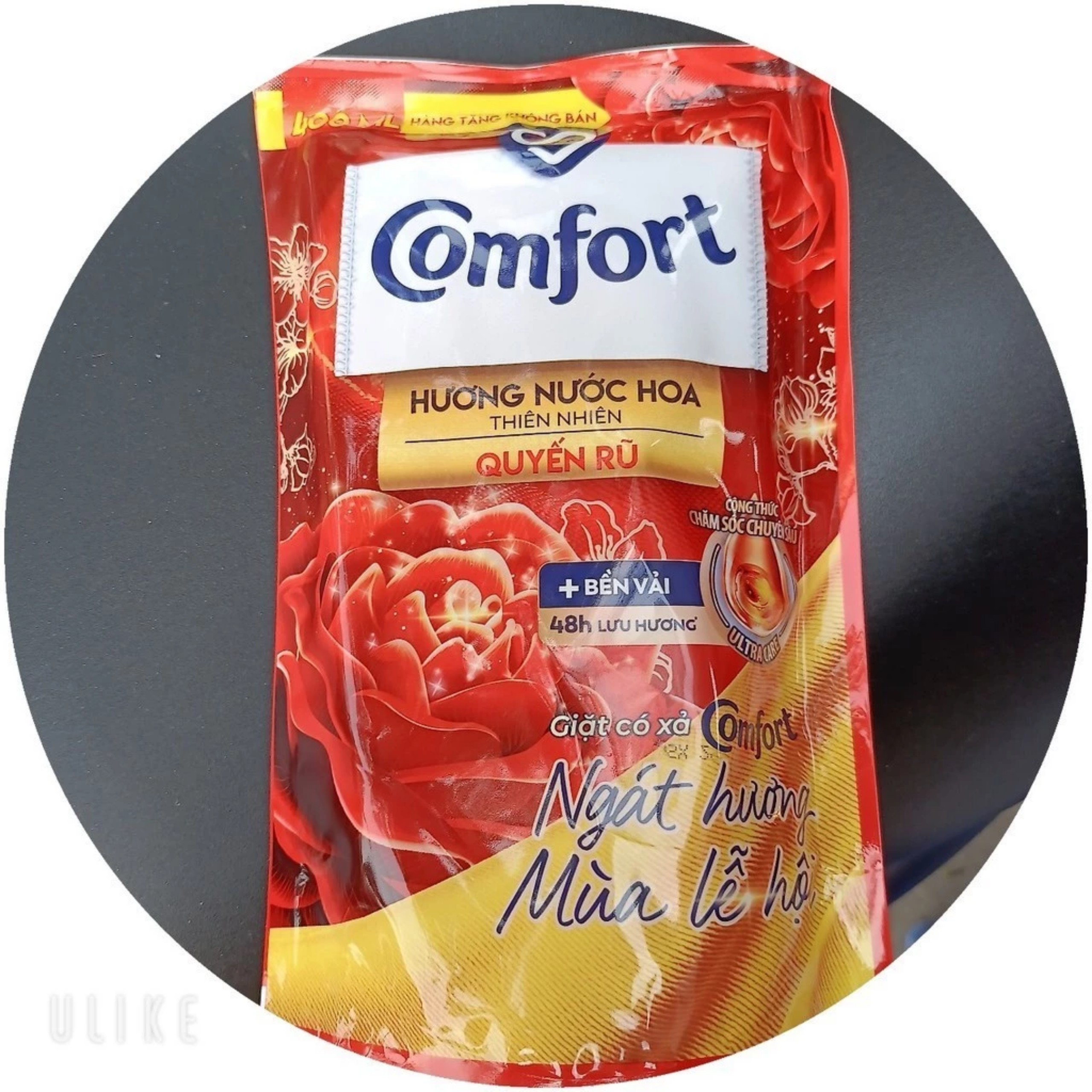 Nước xả vải comfort đậm đặc hương nước hoa thiên nhiên quyến rũ 400ml (Hàng Khuyến mãi)