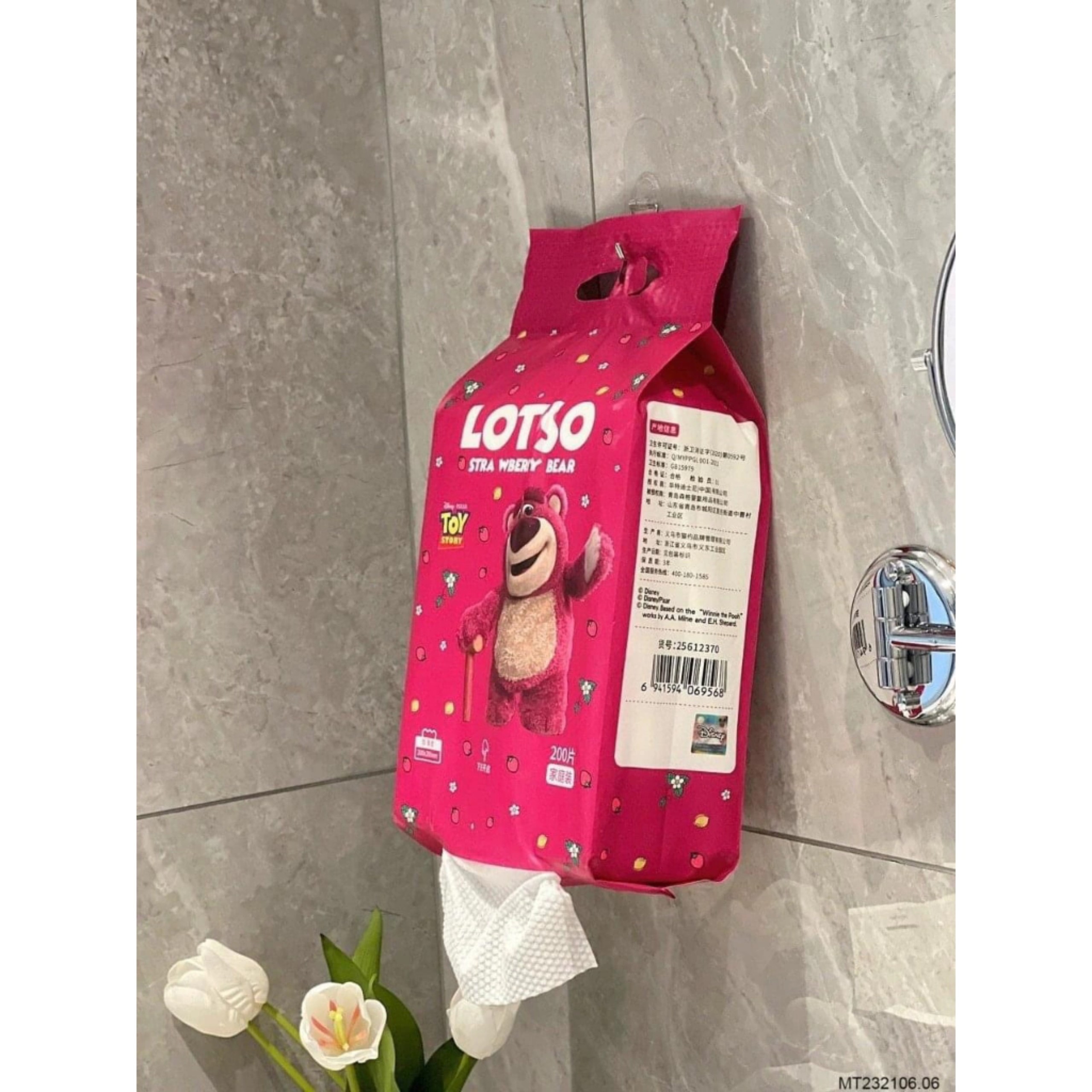 KHĂN GIẤY GẤU DÂU LOS.TO 200 TỜ